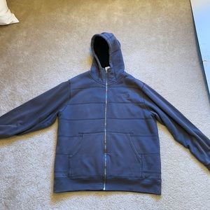 The North Face full zip, Sherpa lined hoodie in XL.